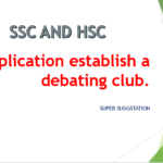 Application establish a debating club.